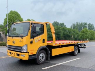 解放 3900 一拖二清障車